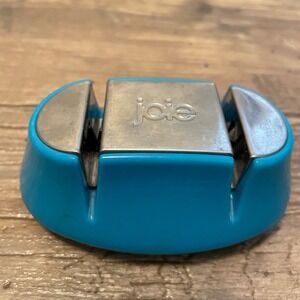 Joie‎ Knife Sharpener Handheld Manual Two Stage Kitchen Tool Turquoise Blue
